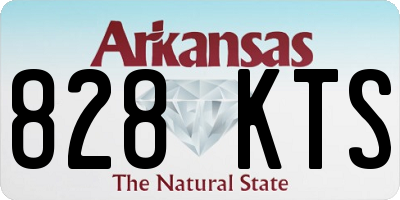 AR license plate 828KTS