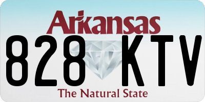 AR license plate 828KTV