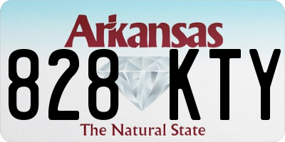 AR license plate 828KTY