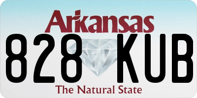 AR license plate 828KUB