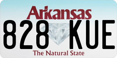 AR license plate 828KUE