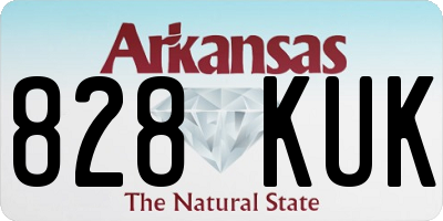 AR license plate 828KUK