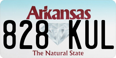 AR license plate 828KUL