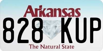 AR license plate 828KUP