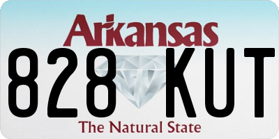 AR license plate 828KUT