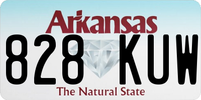 AR license plate 828KUW