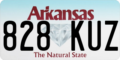 AR license plate 828KUZ