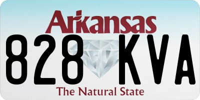 AR license plate 828KVA