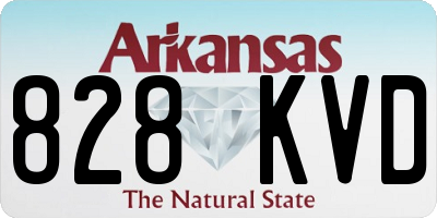 AR license plate 828KVD