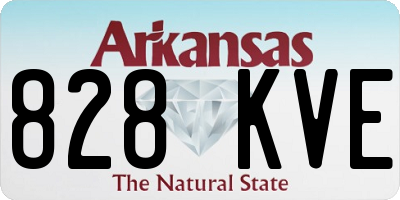 AR license plate 828KVE