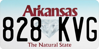 AR license plate 828KVG