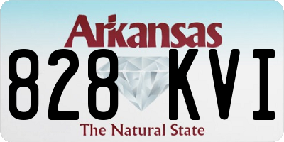 AR license plate 828KVI