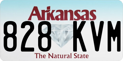 AR license plate 828KVM