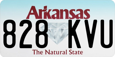 AR license plate 828KVU