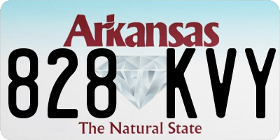 AR license plate 828KVY