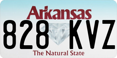 AR license plate 828KVZ