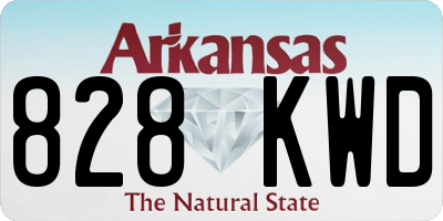 AR license plate 828KWD