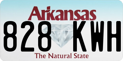 AR license plate 828KWH