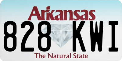 AR license plate 828KWI