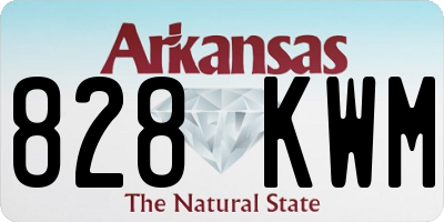 AR license plate 828KWM