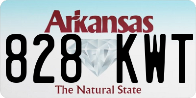 AR license plate 828KWT