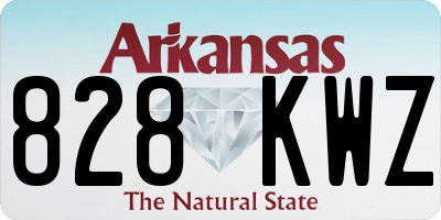 AR license plate 828KWZ