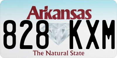 AR license plate 828KXM