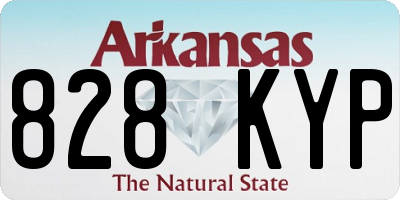 AR license plate 828KYP