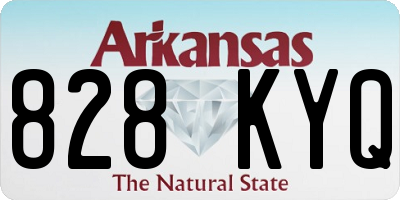 AR license plate 828KYQ