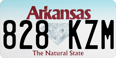 AR license plate 828KZM