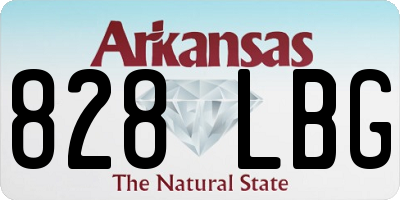 AR license plate 828LBG