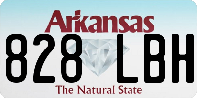 AR license plate 828LBH