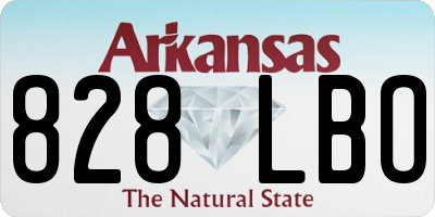 AR license plate 828LBO