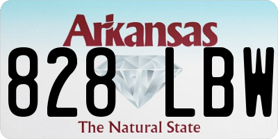 AR license plate 828LBW