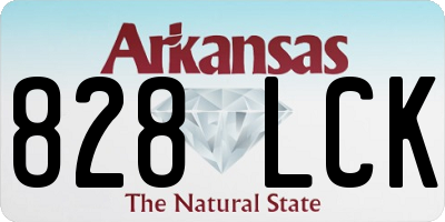 AR license plate 828LCK