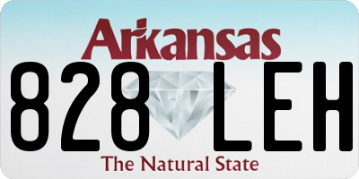 AR license plate 828LEH