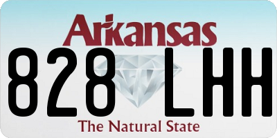 AR license plate 828LHH