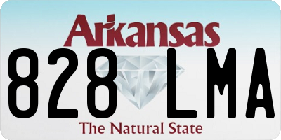 AR license plate 828LMA