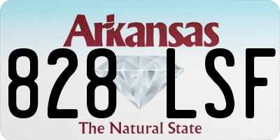 AR license plate 828LSF