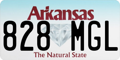 AR license plate 828MGL