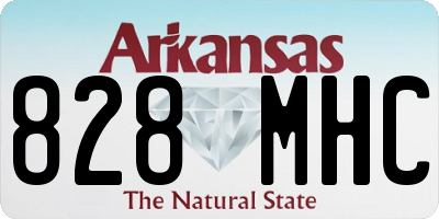 AR license plate 828MHC
