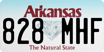 AR license plate 828MHF