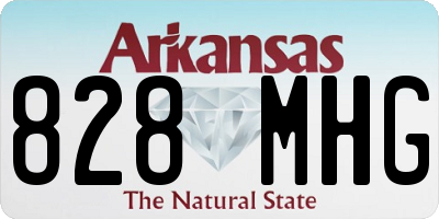 AR license plate 828MHG