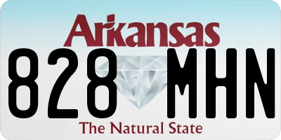 AR license plate 828MHN