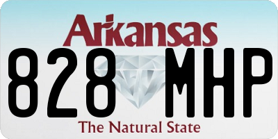AR license plate 828MHP