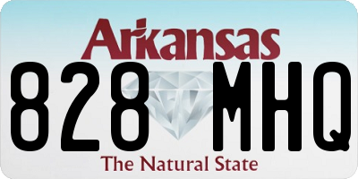 AR license plate 828MHQ