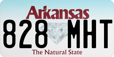 AR license plate 828MHT
