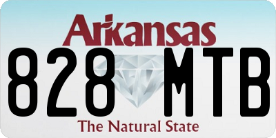 AR license plate 828MTB