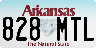 AR license plate 828MTL