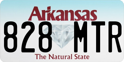 AR license plate 828MTR